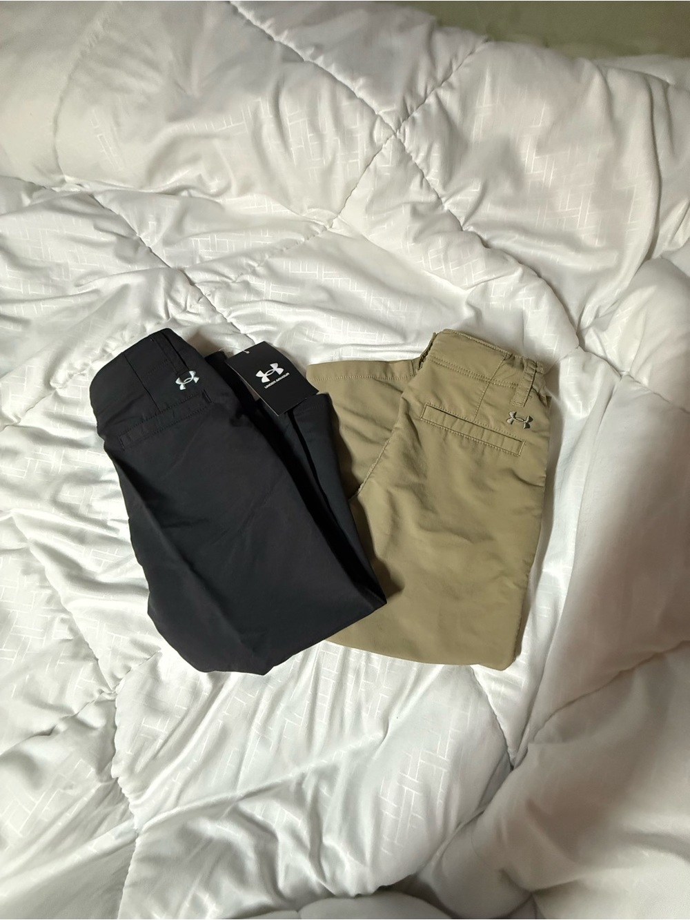 Under Armour toddler boy Active Pants in Black and Khaki